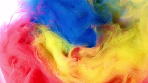 Abstract Colors Swirl in Mesmerizing Motion