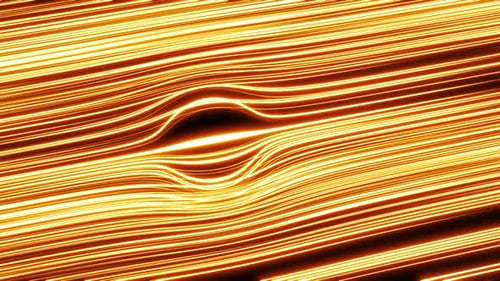 concept abstrait de lignes de néon de fond de distorsion ou de données volumineuses