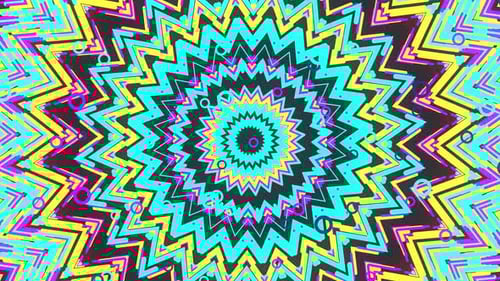 Colorful Mandala Round Pattern