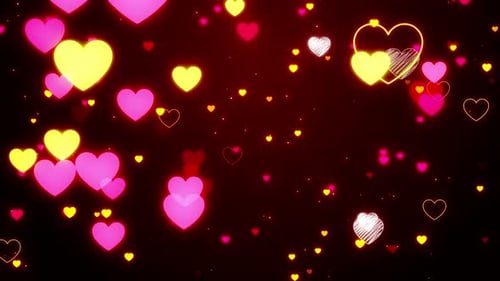Neonherzen HD