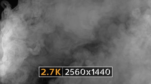 Realistic White Smoke Fog Transition