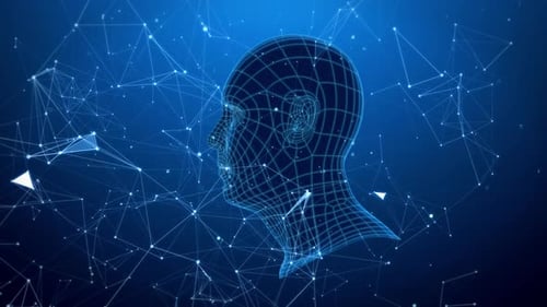 AI Head Rotate Technology Loop 4K