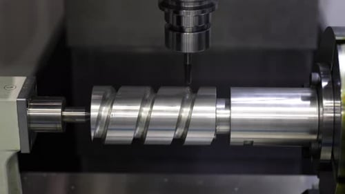 Fresadora CNC para metalurgia.
