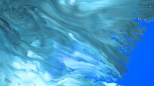 Seidiges Blau