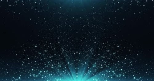Particles Sparkling Background