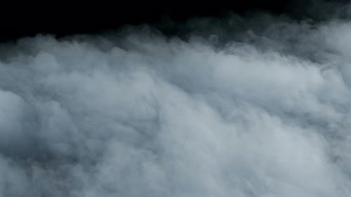 Abstract Smoke Effect against Black Background