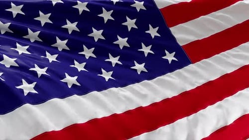 Bandera de los Estados Unidos Loop 4k