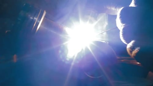 Argon Welding At Work