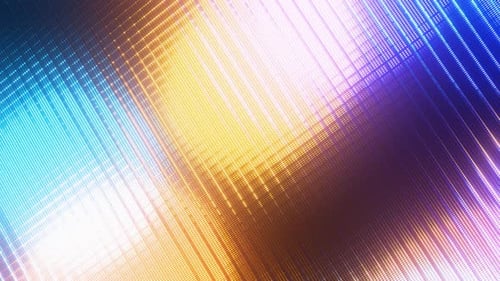 Bewegter Hintergrund mit Drahtrahmen, leuchtende Neonlinien, abstrakte, futuristische Technologie