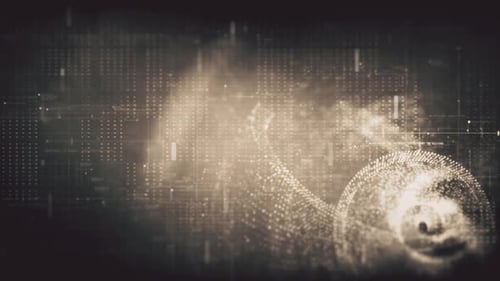 Fondo de simulación futurista Metaverse Matrix 06