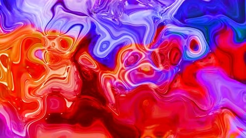 Vibrant Fluid Abstract Color Motion Background