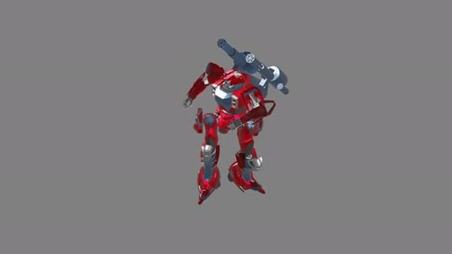 Mecha with style Look Over Shoulder