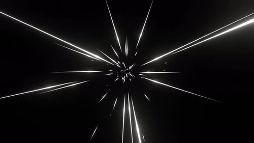 Particules de lignes lumineuses abstraites 4K
