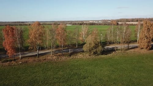 Autumn Landscape Aerial View 29