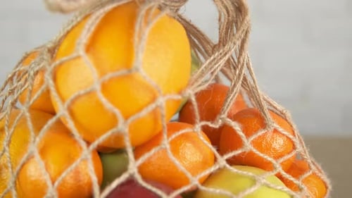 Producto de frutas en bolsas