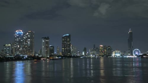 Downtown City Night