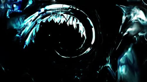 Abstract Fluid Vortex Tunnel Loop Background