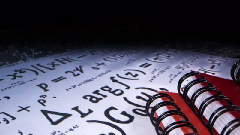 Flying Math Formulas, Backgrounds Motion Graphics ft. algebra & drawing ...