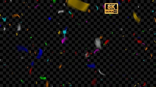 Konfetti Party-Loop 8K