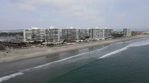 Aerial View of Coronado Island San Diego California USA