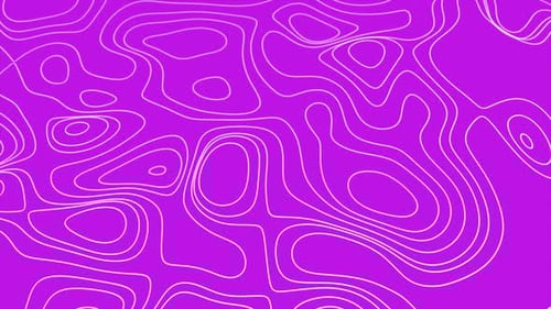 Flowing Abstract Topographic Contour Lines Background