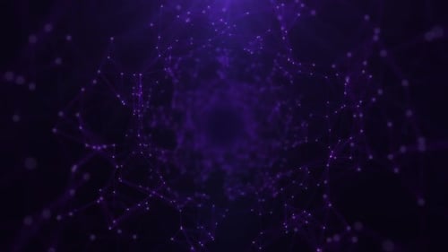 Purple Plexus Tunnel Background