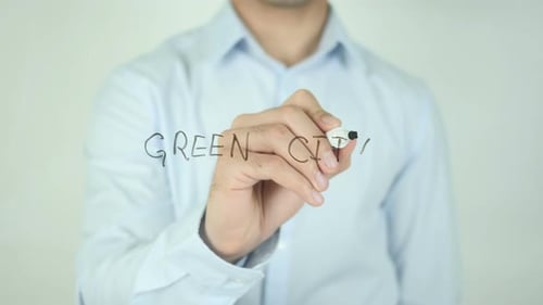 Green City, Writing On Screen