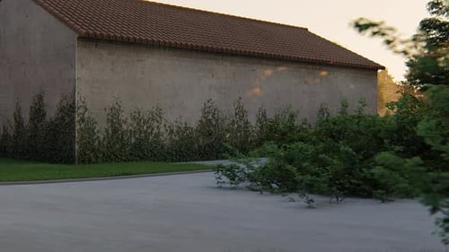 Construção traseira