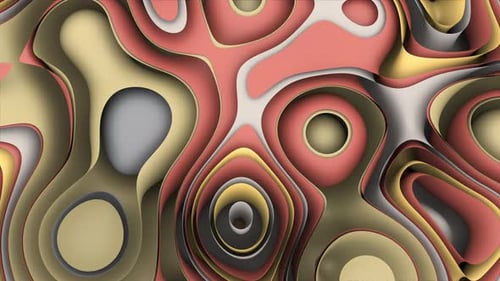 Líneas curvas suaves que fluyen abstractas