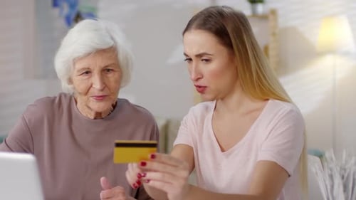 Retired Woman Learning to Shop Online