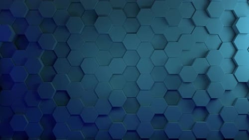 Looping Hintergrund Blue Color Shader-Effekt Bewegende Objekte