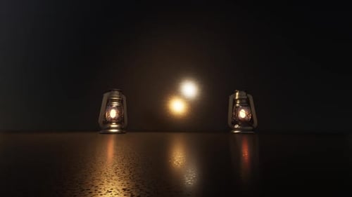 Background Of Ramadan Lantern 4K