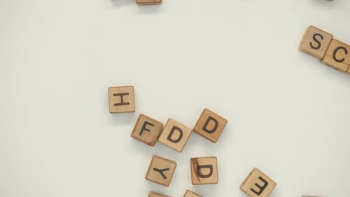 School Word on Wooden Cubes, Educational Center, Preparing Students to Life