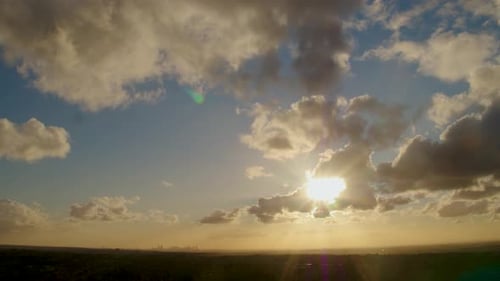 Voler haut dans les nuages