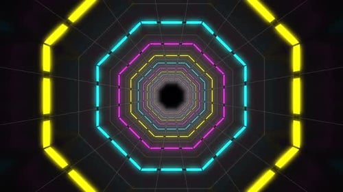 Octagen Coloful Loop Korridor