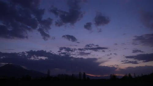 Wolken im Himmel Timelapse