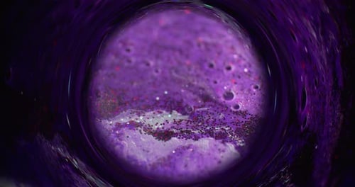 Glitter Fluid Background Bubble Ink Circle Purple