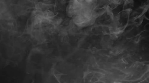 Fumées blanches après l'explosion