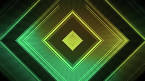 Abstract Looping Geometric Diamond Tunnel Background