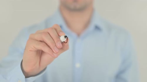 Jobsuche, Schreiben auf transparentem Bildschirm