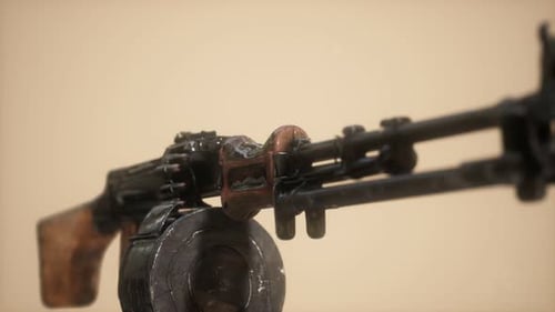 sowjetisches Maschinengewehr