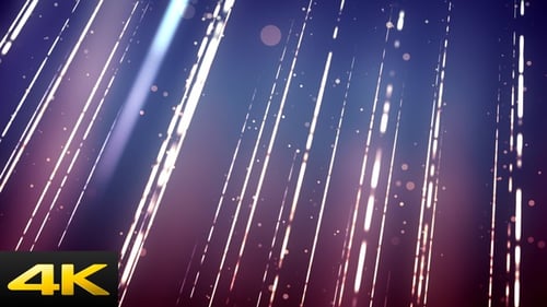 Futuristic Glowing Light Streaks Moving Background