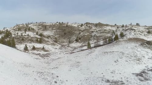 Aerial View on Mountain Landscape