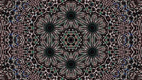 abstract lines colorful light color shining dots round shape black background