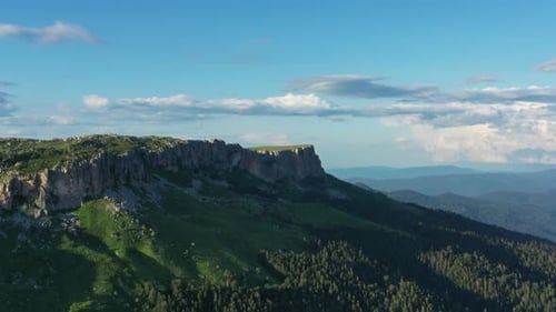 Slopes of Summer Caucasus Mountains