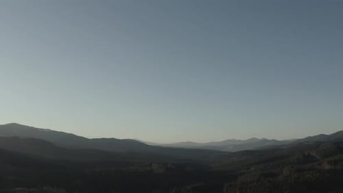 Mountain Panorama in the Carpathians