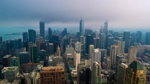 4K Chicago Skyline