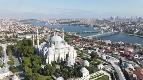 Vue aérienne du Drone d'Istanbul