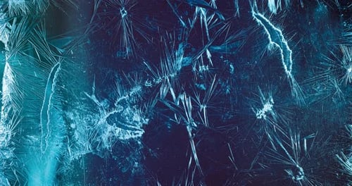 Frost Pattern on the Glass