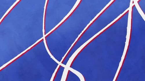 Abstract Fluid Paint Stroke Lines Background Animation